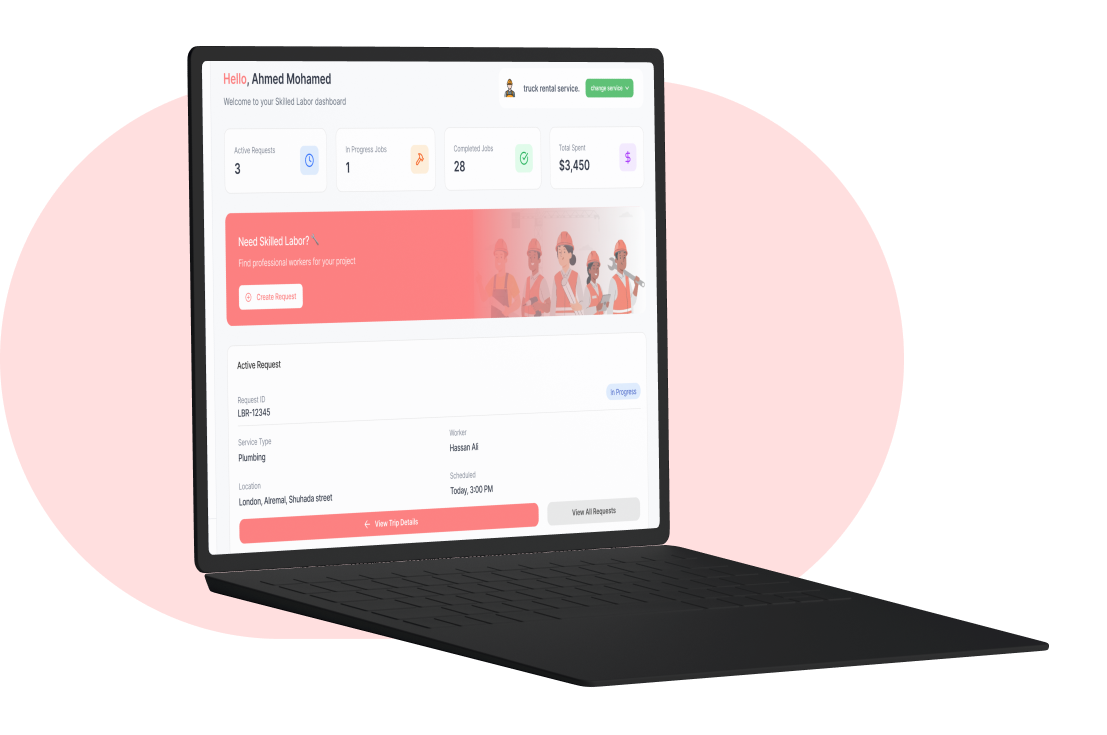 HaulHub Skilled Labor Dashboard